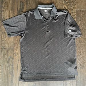 Black/grey Adidas golf CLIMACOOL shirt. Size medium